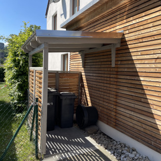 Stellplatz für Mülltonnen