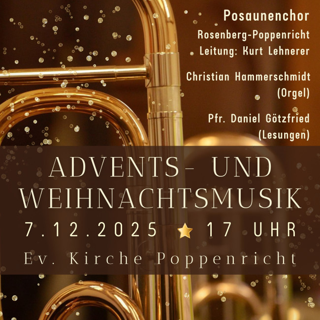 Flyer Advents- und Weihnachtsmusik