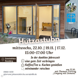 Flyer Hutzastubn 22.10.